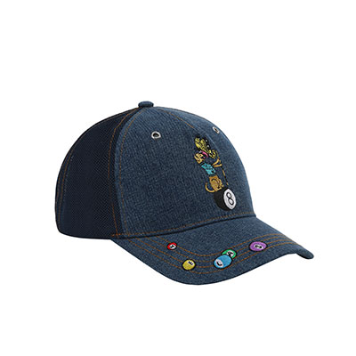 HELAS(ヘラス)/ POOLDOG DENIM CAP -W.INDIGO-