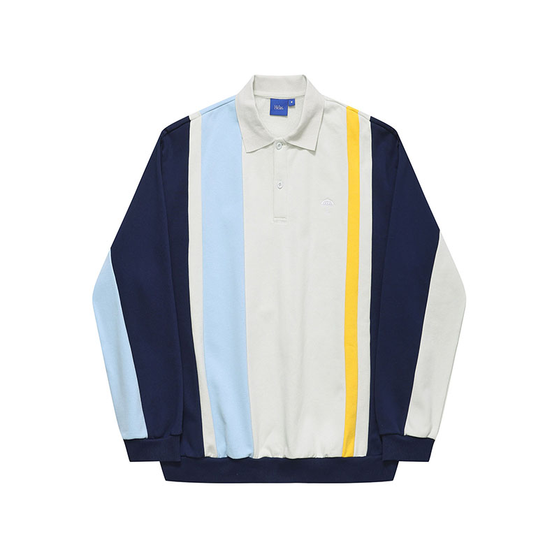HELAS(ヘラス)/ CARLITO SWEAT POLO -MULTI-