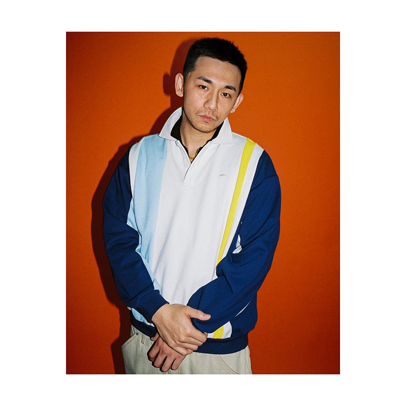 HELAS(ヘラス)/ CARLITO SWEAT POLO -MULTI-