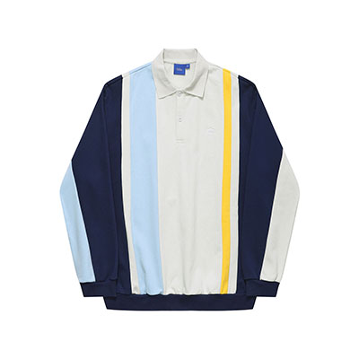 HELAS(ヘラス)/ CARLITO SWEAT POLO -MULTI-