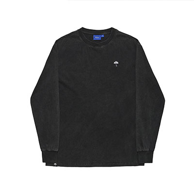 HELAS(ヘラス)/ CLASSIC LS TEE -WASHED BLACK-