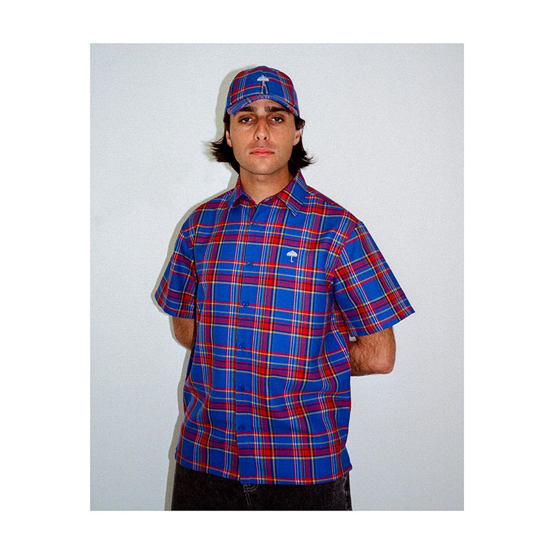 HELAS(ヘラス)/ LAURENT CAP -CHECKED BLUE-