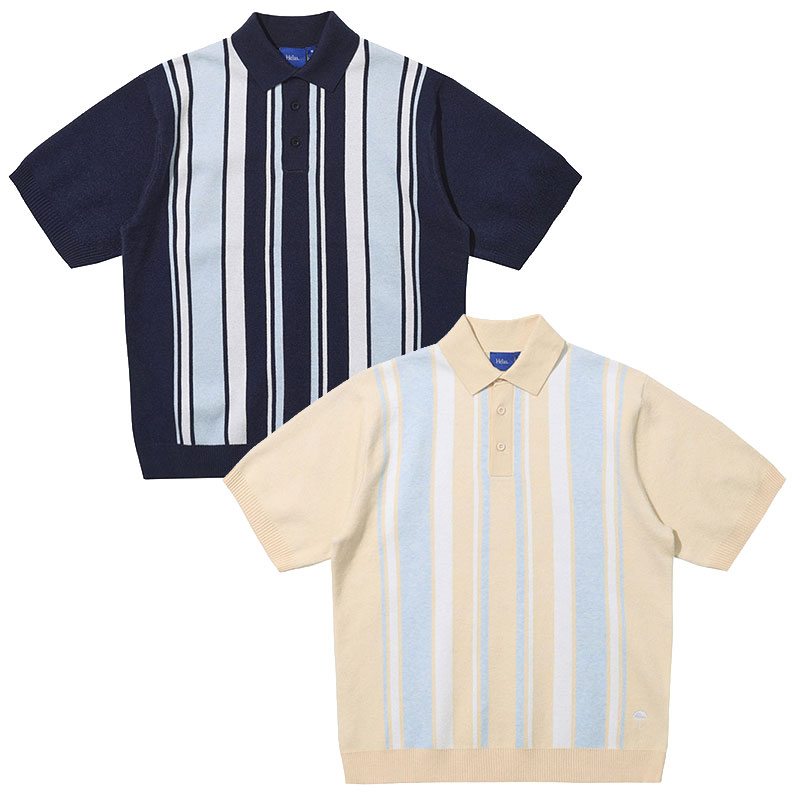 HELAS(ヘラス)/ BRONX KNIT POLO -2.COLOR-