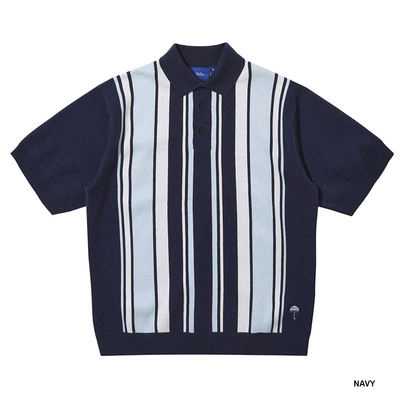 HELAS(ヘラス)/ BRONX KNIT POLO -2.COLOR-
