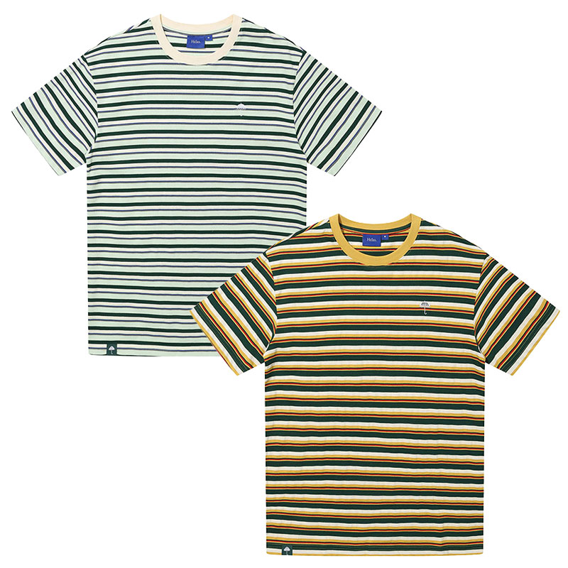 HELAS(ヘラス)/ CLASSIC STRIPED TEE -2.COLOR-