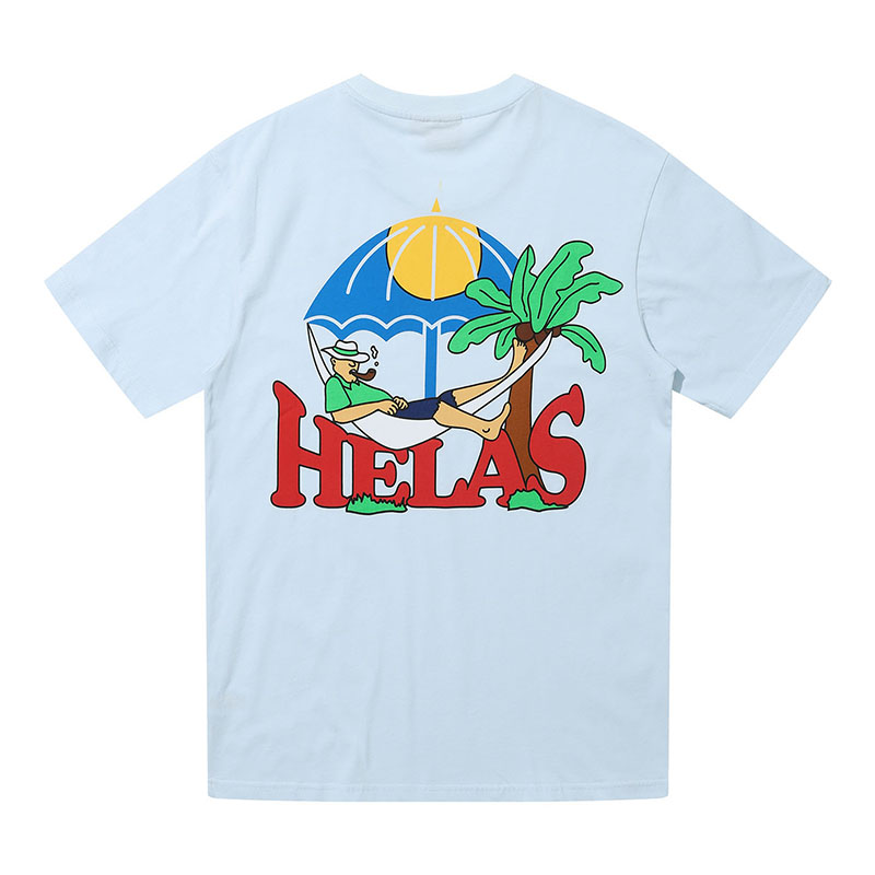 HELAS(ヘラス)/ HAMAC TEE -2.COLOR-(BLUE)