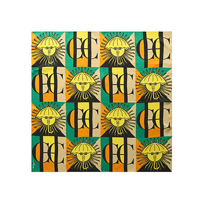 HELAS(ヘラス)/ CINQUE TERRE SILK SCARF -MULTI-