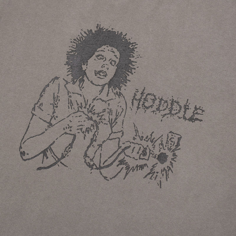 Hoddle Skateboards（ホドル）/ HODDLE SHOCK TEE -FADED BLACK-