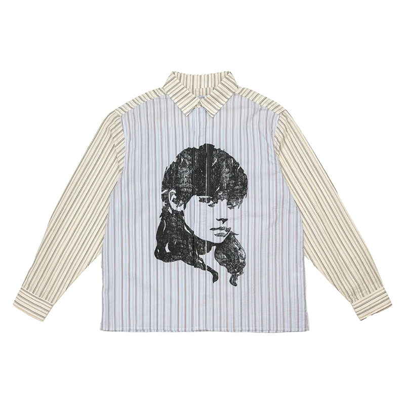 Hoddle Skateboards（ホドル）/ MERCH SHIRT STRIPE SEER SUCKER -STRIPE-