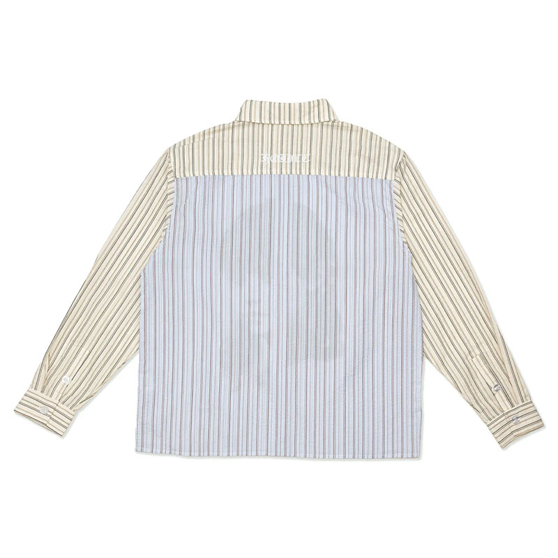 Hoddle Skateboards（ホドル）/ MERCH SHIRT STRIPE SEER SUCKER -STRIPE-