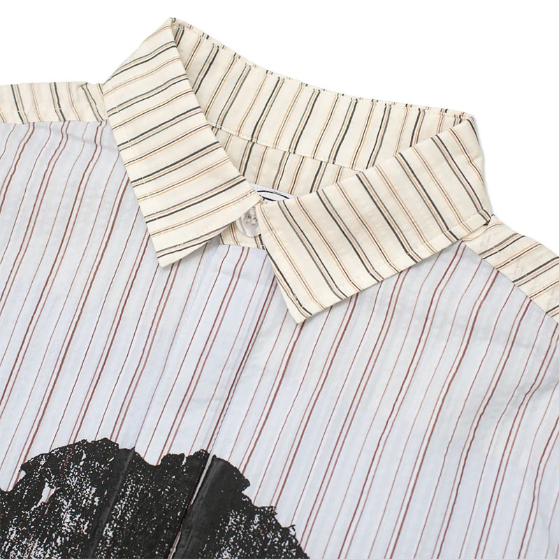 Hoddle Skateboards（ホドル）/ MERCH SHIRT STRIPE SEER SUCKER -STRIPE-