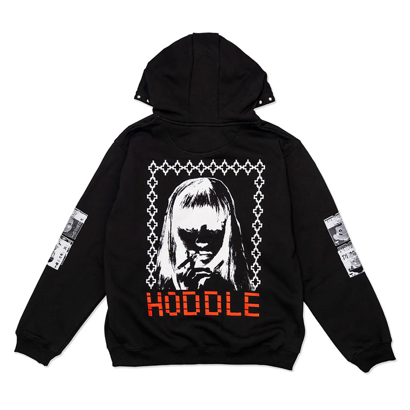 Hoddle Skateboards（ホドル）/ SMOKER STUD HOOD -BLACK-
