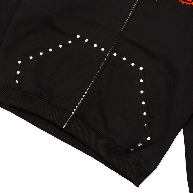 Hoddle Skateboards（ホドル）/ SMOKER STUD HOOD -BLACK-