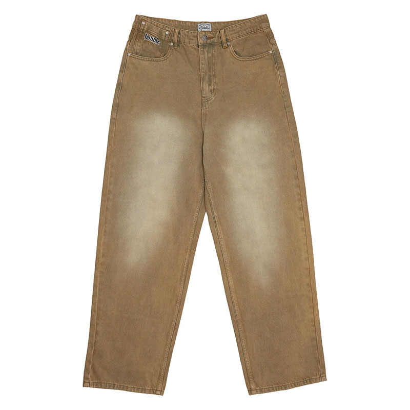 Hoddle Skateboards（ホドル）/ RANGER JEAN SPRAY OVERDYE -BROWN-