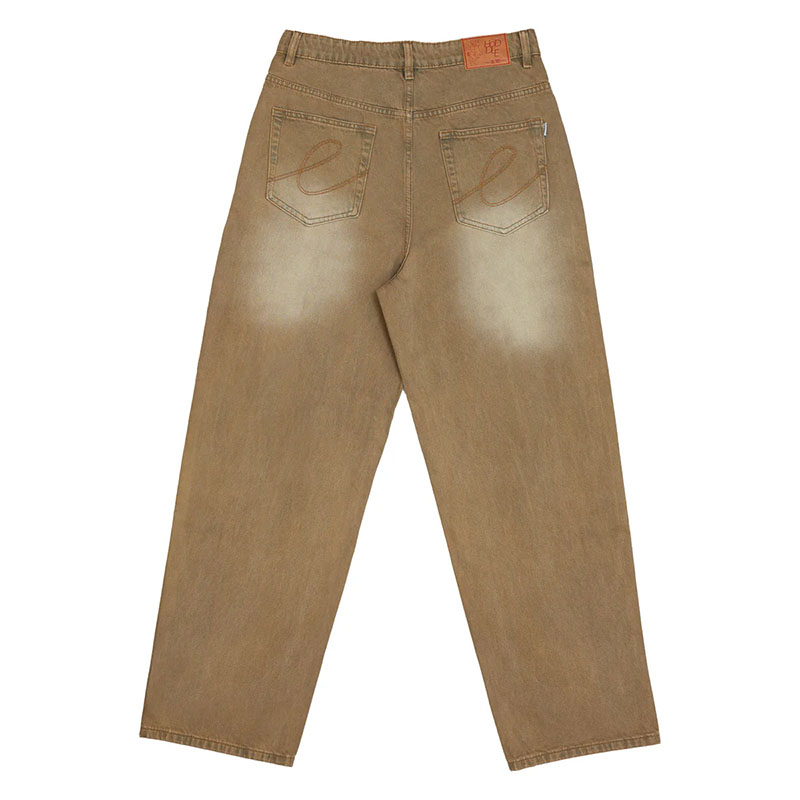 Hoddle Skateboards（ホドル）/ RANGER JEAN SPRAY OVERDYE -BROWN-