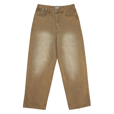 Hoddle Skateboards（ホドル）/ RANGER JEAN SPRAY OVERDYE -BROWN-