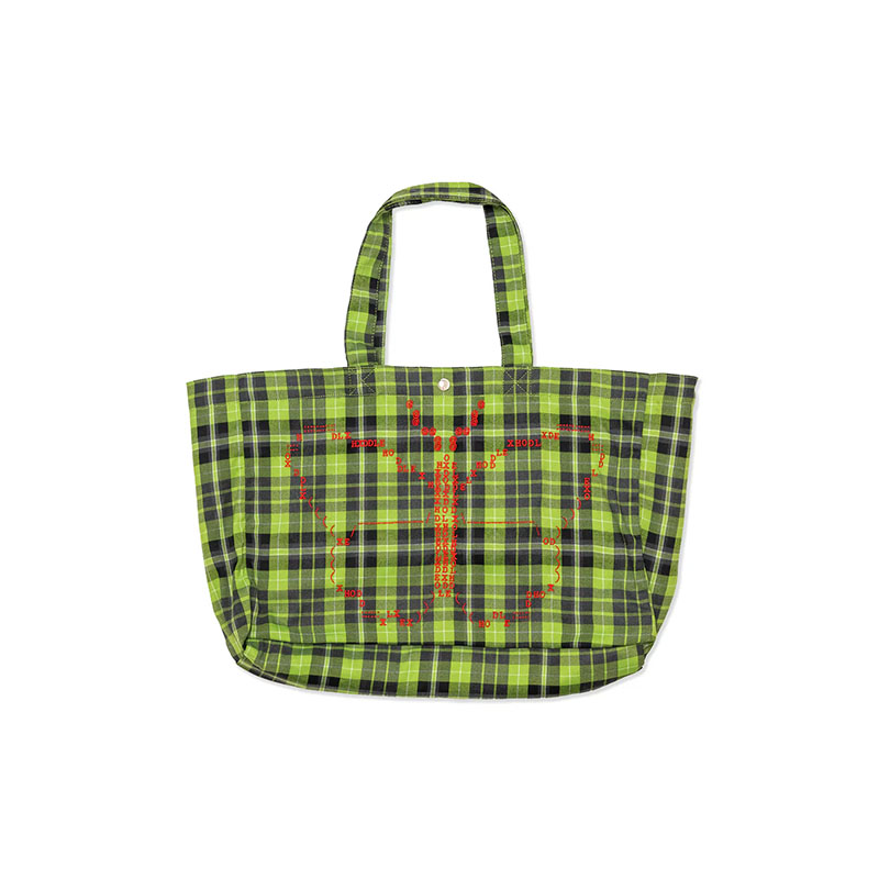 Hoddle Skateboards（ホドル）/ BUTTERFLY CODE TOTE -PLAID-