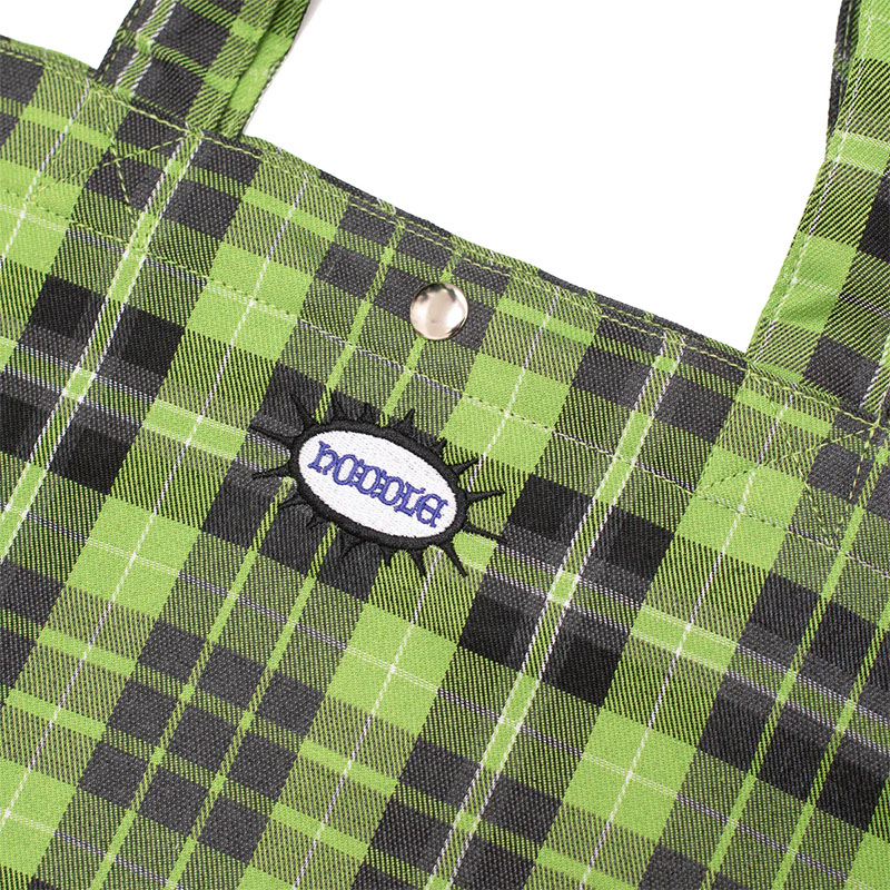Hoddle Skateboards（ホドル）/ BUTTERFLY CODE TOTE -PLAID-