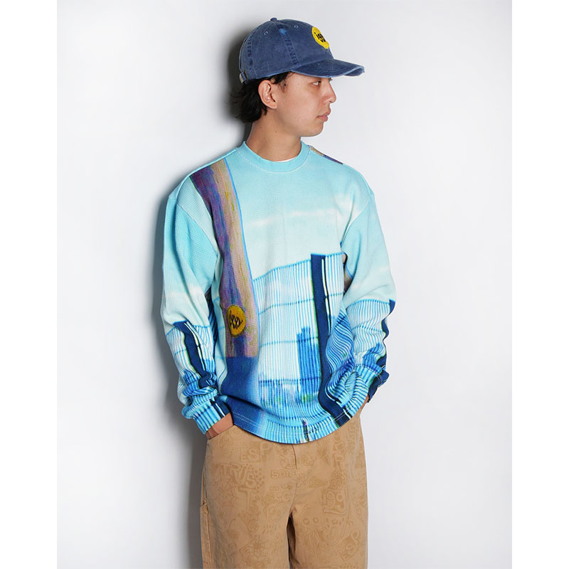 iggy(イギー)/ PHOTO LS THERMAL TOP (iggy/E.S.P. Capsule Collection) -MULTI-