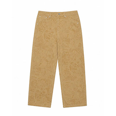 iggy(イギー)/ PRINTED PAINTER PANTS (iggy/E.S.P. Capsule Collection) -BEIGE-