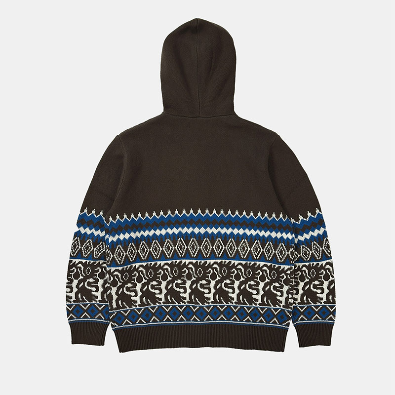 LABROS(ラブロス)/ TRIBAL HOODED ZIP SWEATER -2.COLOR-