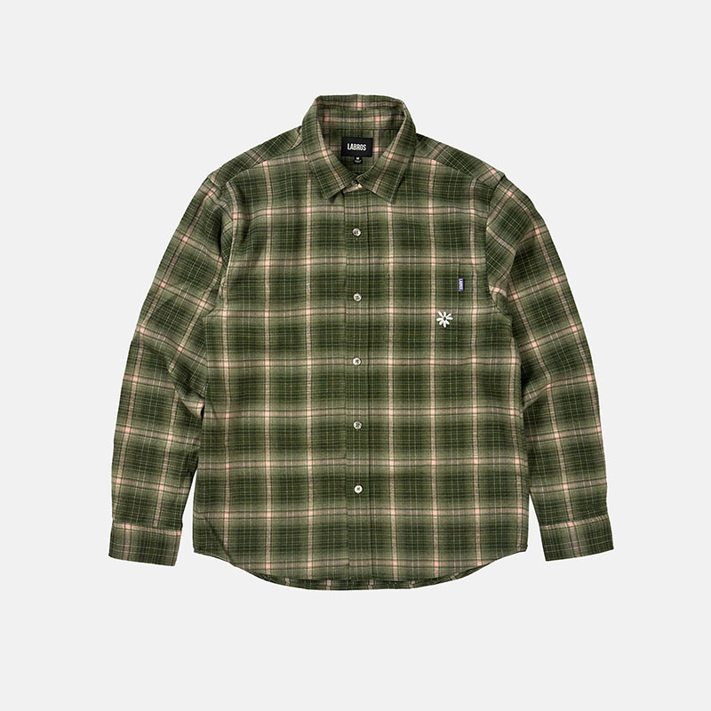 LABROS(ラブロス)/ BEN PLAID SHIRTS -2.COLOR-(OLIVE)