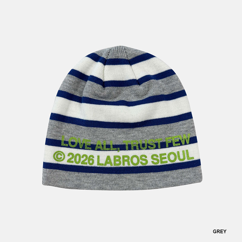 LABROS(ラブロス)/ LATF STRIPE BEANIE -2.COLOR-