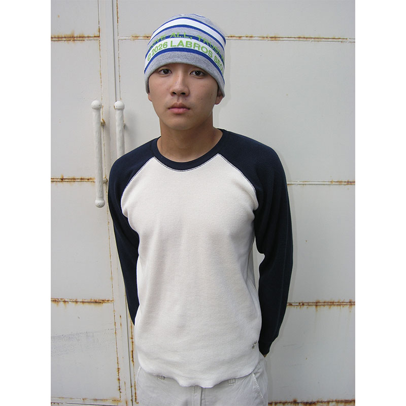 LABROS(ラブロス)/ LATF STRIPE BEANIE -2.COLOR-