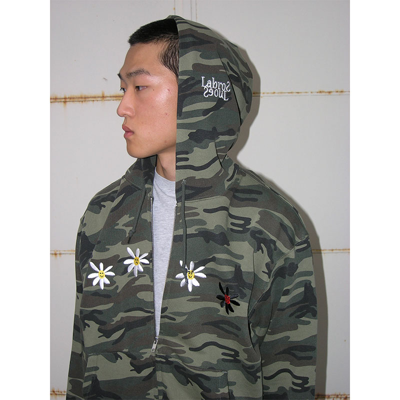 LABROS(ラブロス)/ 4 DAISY ZIP UP HOODIE