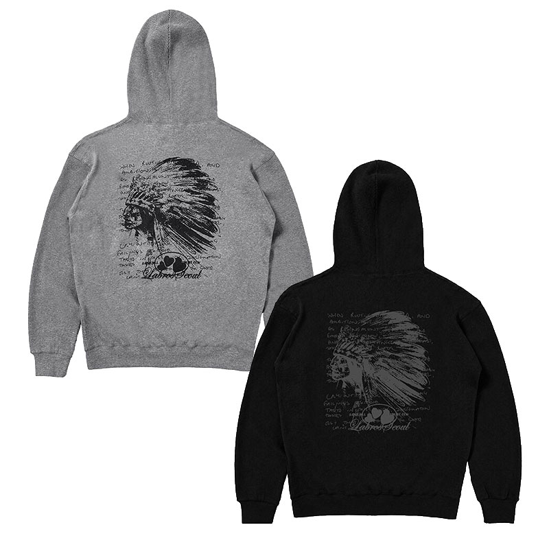 LABROS(ラブロス)/ INDIAN THERMAL ZIP UP HOODIE -2.COLOR-