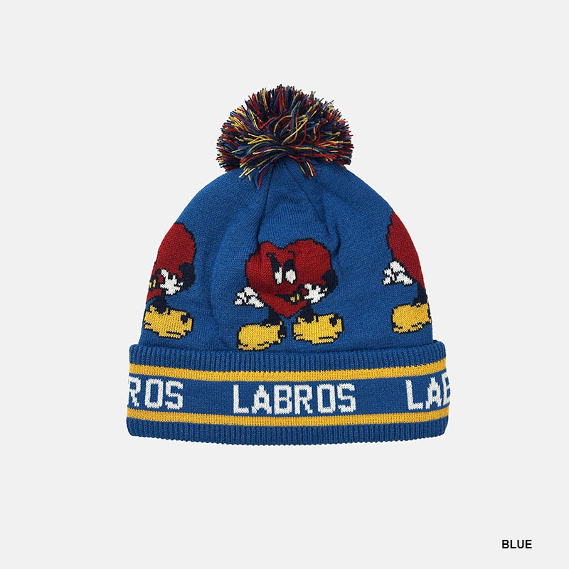 LABROS(ラブロス)/ HEARTIE POM BEANIE -3.COLOR-