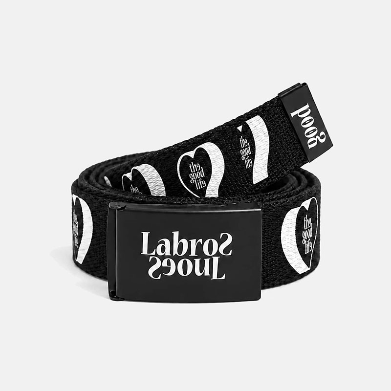 LABROS(ラブロス)/ HEART LOGO CANVAS BELT