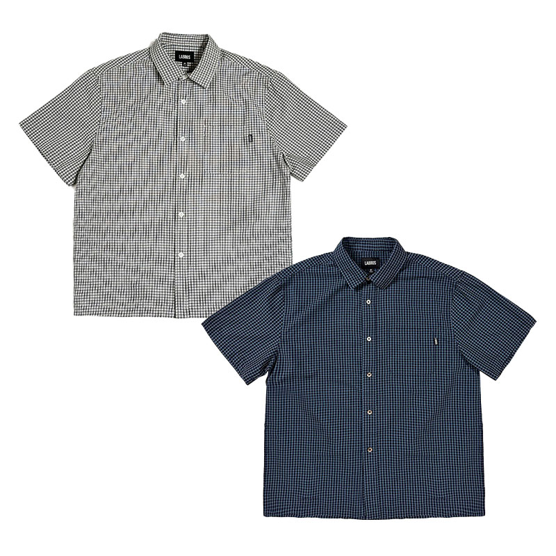 LABROS(ラブロス)/ MINI CHECK SHIRT -2.COLOR-