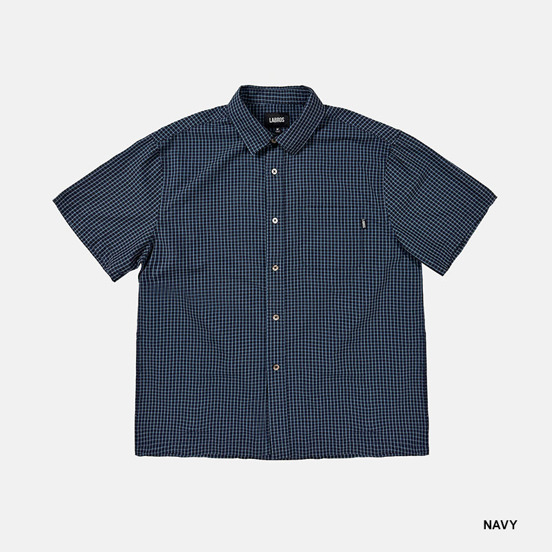 LABROS(ラブロス)/ MINI CHECK SHIRT -2.COLOR-