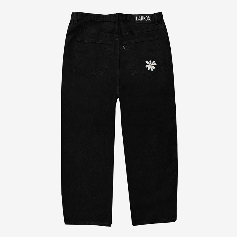 LABROS(ラブロス)/ SMART DAISY BAGGY JEANS -BLACK-