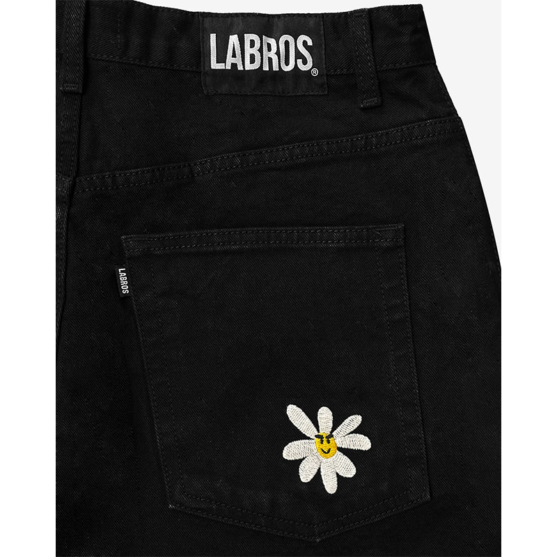 LABROS(ラブロス)/ SMART DAISY BAGGY JEANS -BLACK-
