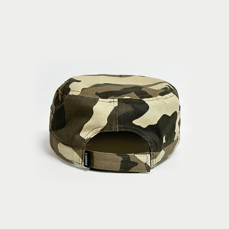 LABROS(ラブロス)/ SYMBOL LOGO MILITARY CAP(WOODLAND CAMO) -2.COLOR-