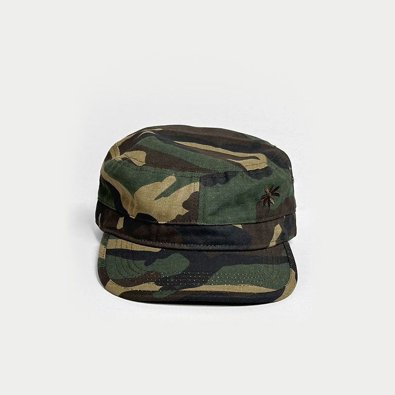 LABROS(ラブロス)/ SYMBOL LOGO MILITARY CAP(WOODLAND CAMO) -2.COLOR-