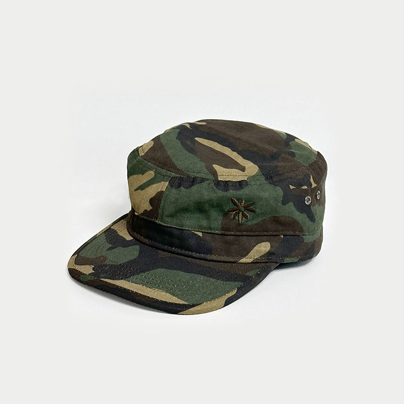 LABROS(ラブロス)/ SYMBOL LOGO MILITARY CAP(WOODLAND CAMO) -2.COLOR-(OLIVE)