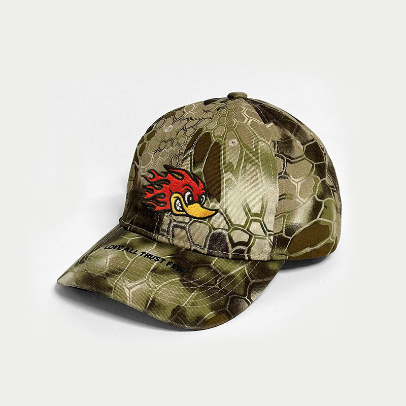 LABROS(ラブロス)/ FLAME DUCK CAP -CAMO-