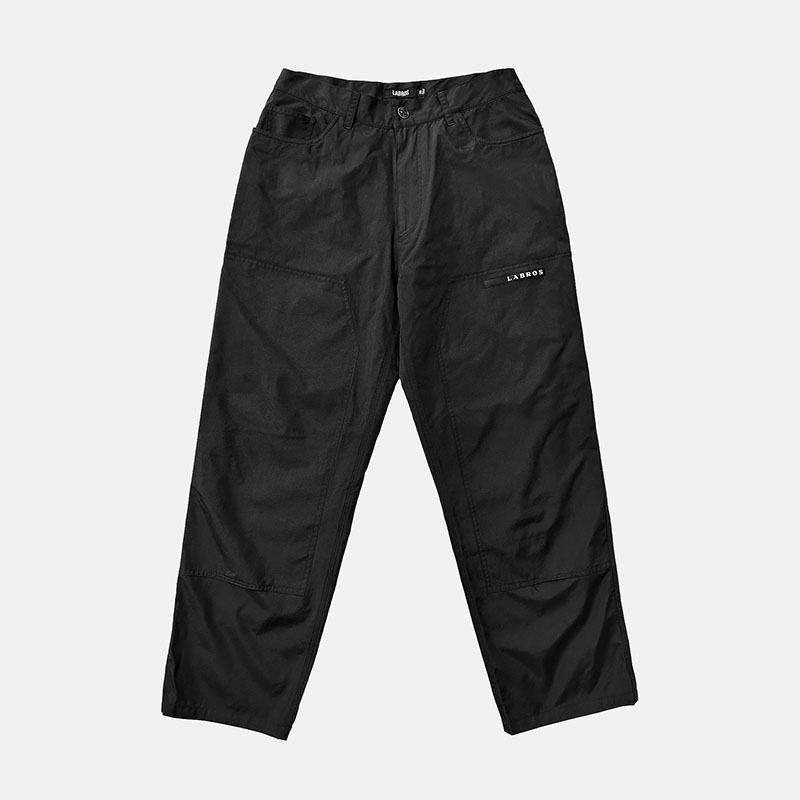 LABROS(ラブロス)/ DOUBLE KNEE MOTO PANTS -BLACK-