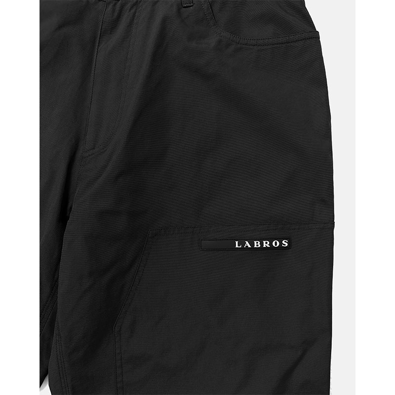 LABROS(ラブロス)/ DOUBLE KNEE MOTO PANTS -BLACK-