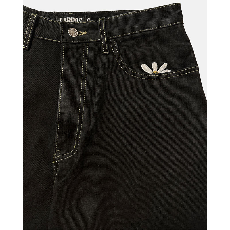 LABROS(ラブロス)/ SMART DAISY BAGGY JEANS -BLACK/OLIVE-