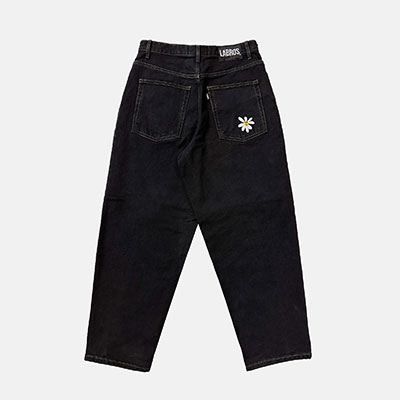 LABROS(ラブロス)/ SMART DAISY BAGGY JEANS -BLACK/OLIVE-