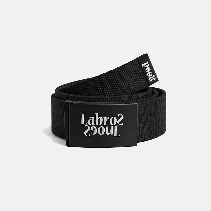 LABROS(ラブロス)/ CANVAS BELT -2.COLOR-(BLACK)