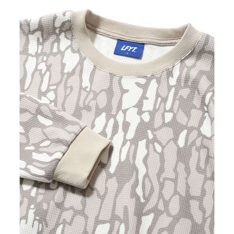 LFYT(エルエフワイティー)/ WAFFLE THERMAL L/S TEE -2.COLOR-