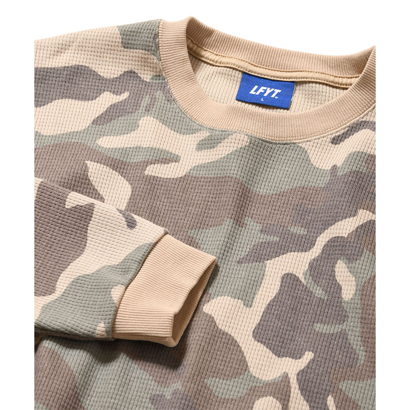 LFYT(エルエフワイティー)/ WAFFLE THERMAL L/S TEE -2.COLOR-
