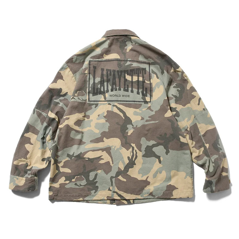 LFYT(エルエフワイティー)/ WASHED RIPSTOP FIELD SHIRT -CAMO-