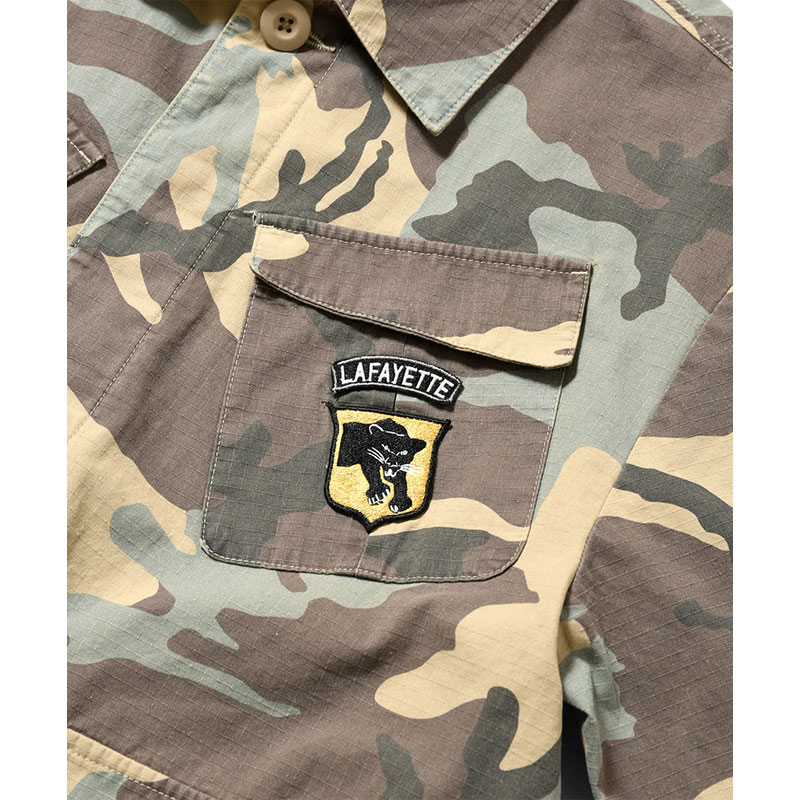 LFYT(エルエフワイティー)/ WASHED RIPSTOP FIELD SHIRT -CAMO-