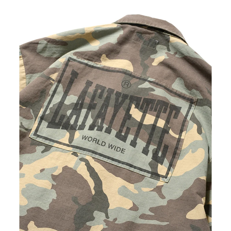LFYT(エルエフワイティー)/ WASHED RIPSTOP FIELD SHIRT -CAMO-